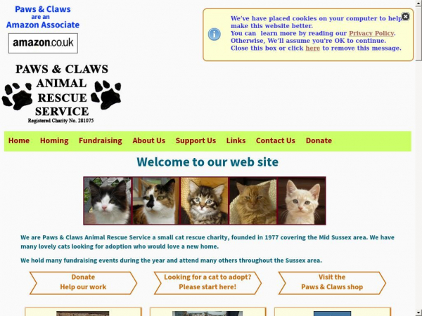 pawsandclaws-ars.org.uk