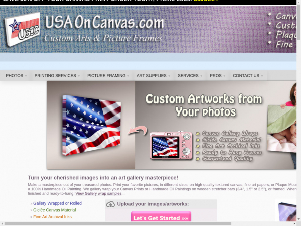 usaoncanvas.com