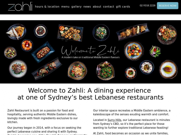 zahlirestaurant.com